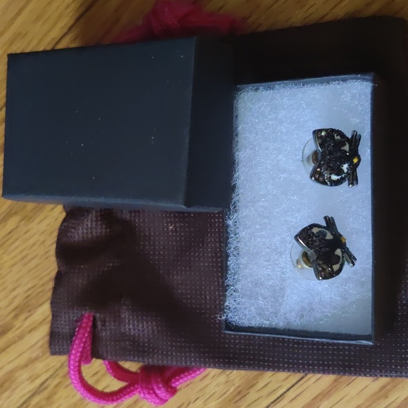 🎃Kate Spade Black Cat stud earrings - Picture 2 of 3